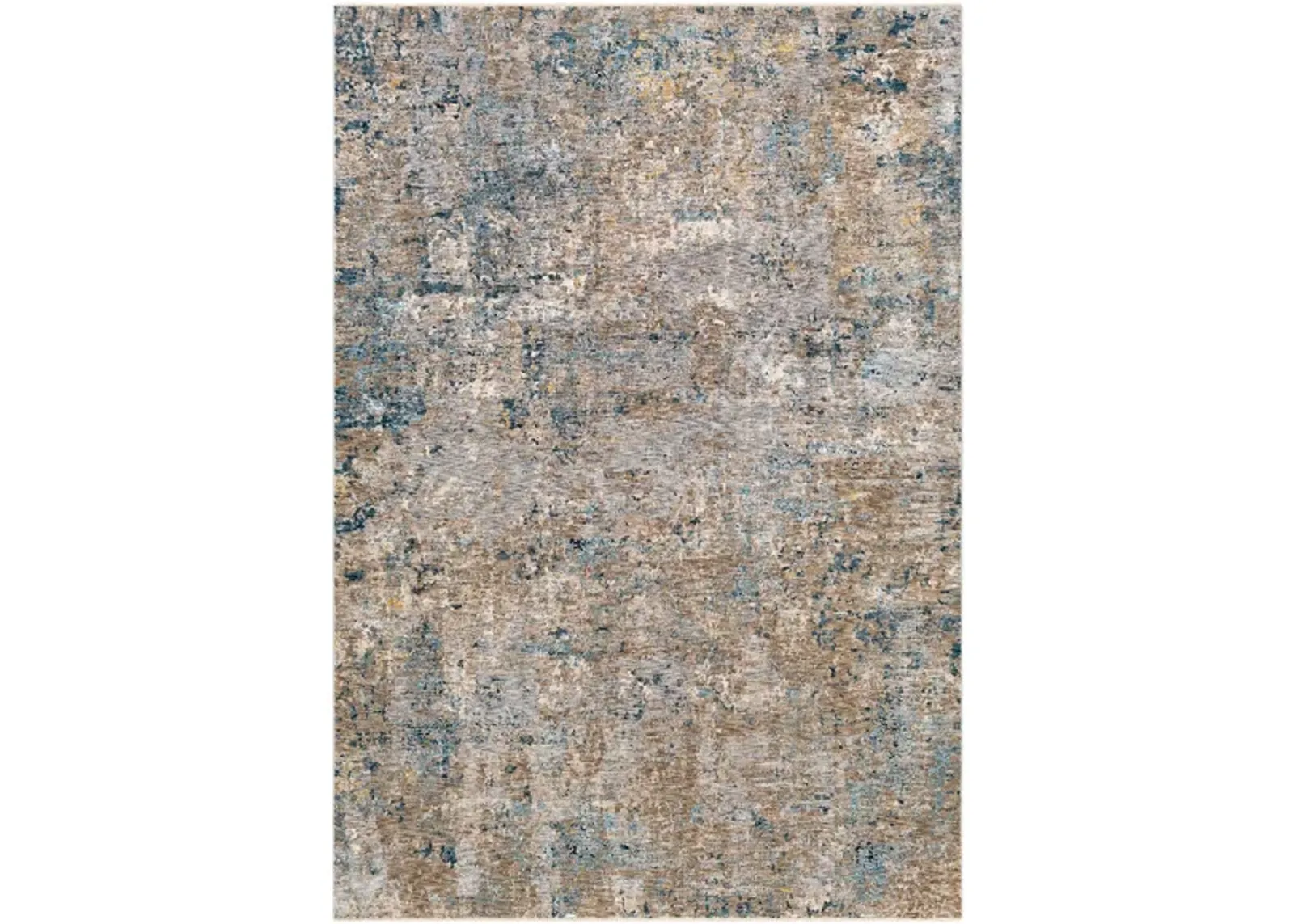 Mirabel Rug in Navy, Denim, Cream, Dark Brown, Saffron, Taupe, Light Gray by Surya