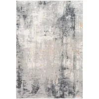 Firenze Galleria Rug in Light Gray, Medium Gray, Mustard, White, Charcoal by Surya