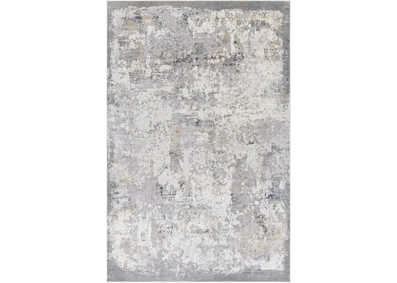 Norland Nelson Rug in Light Gray, Charcoal, Cream, Khaki, Navy by Surya