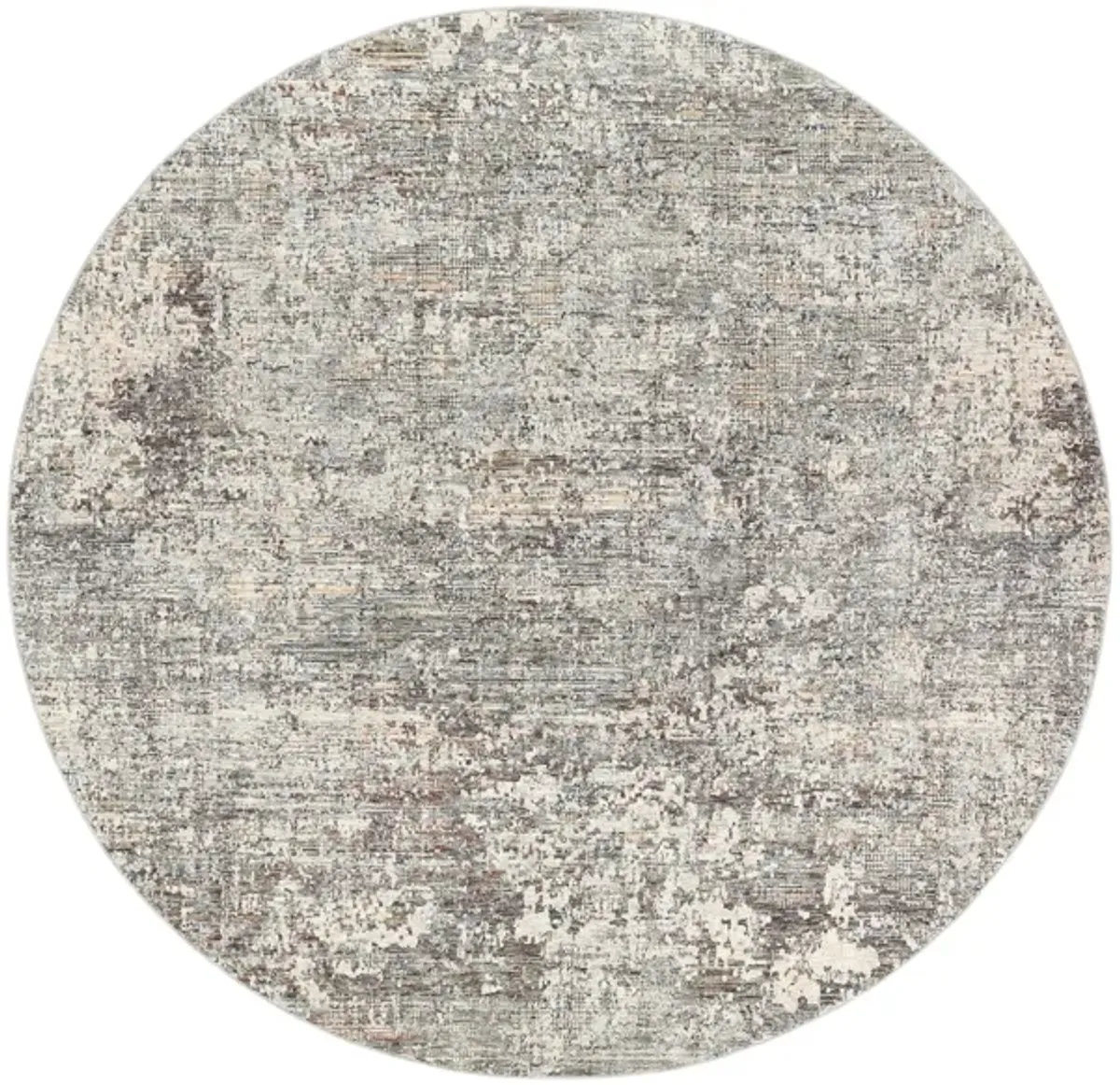 Presidential Pyrite Rug in Pale Blue, Medium Gray, Butter, Charcoal, Ivory, Bright Blue, Lime, Peach, Burnt Orange by Surya