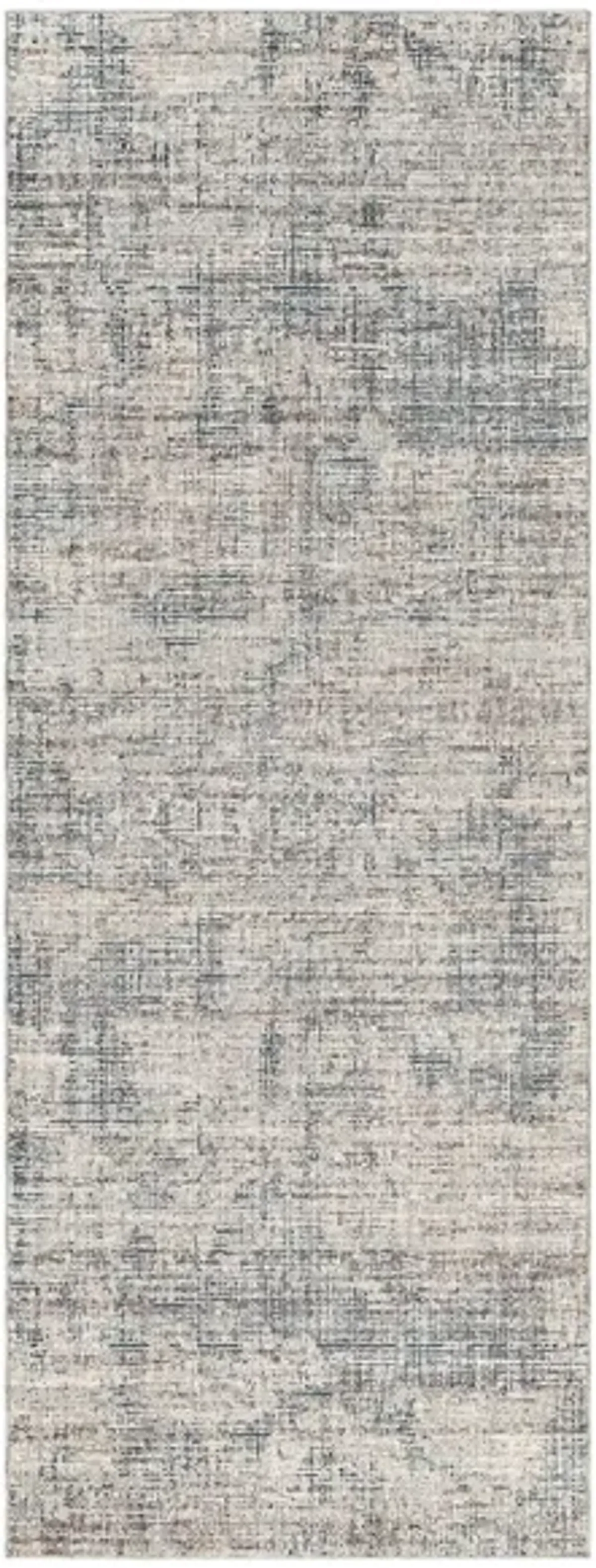 Presidential Striated Rug in Medium Gray, Charcoal, Ivory, Butter, Pale Blue, Bright Blue, Lime, Peach, Burnt Orange by Surya