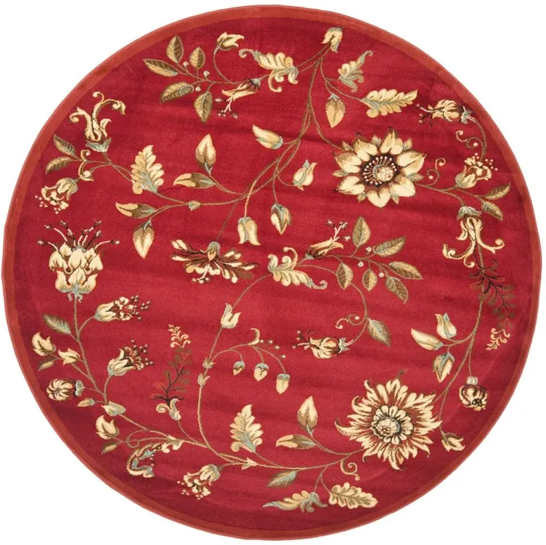 Abernethy Area Rug in Red / Multi by Safavieh