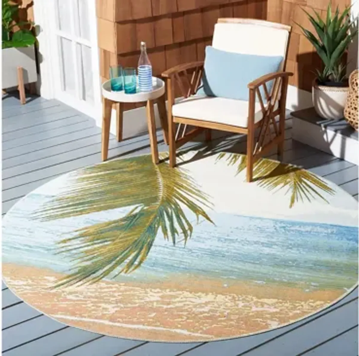 Barbados Sand Indoor/Outdoor Area Rug