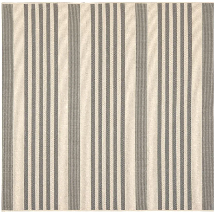 Courtyard Indoor/Outdoor Area Rug in Gray & Bone by Safavieh