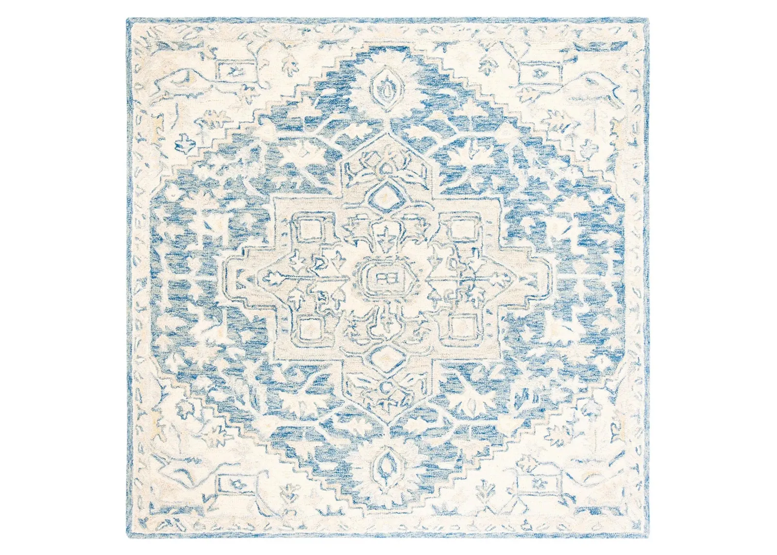 McGrath Area Rug in Blue & Ivory by Safavieh