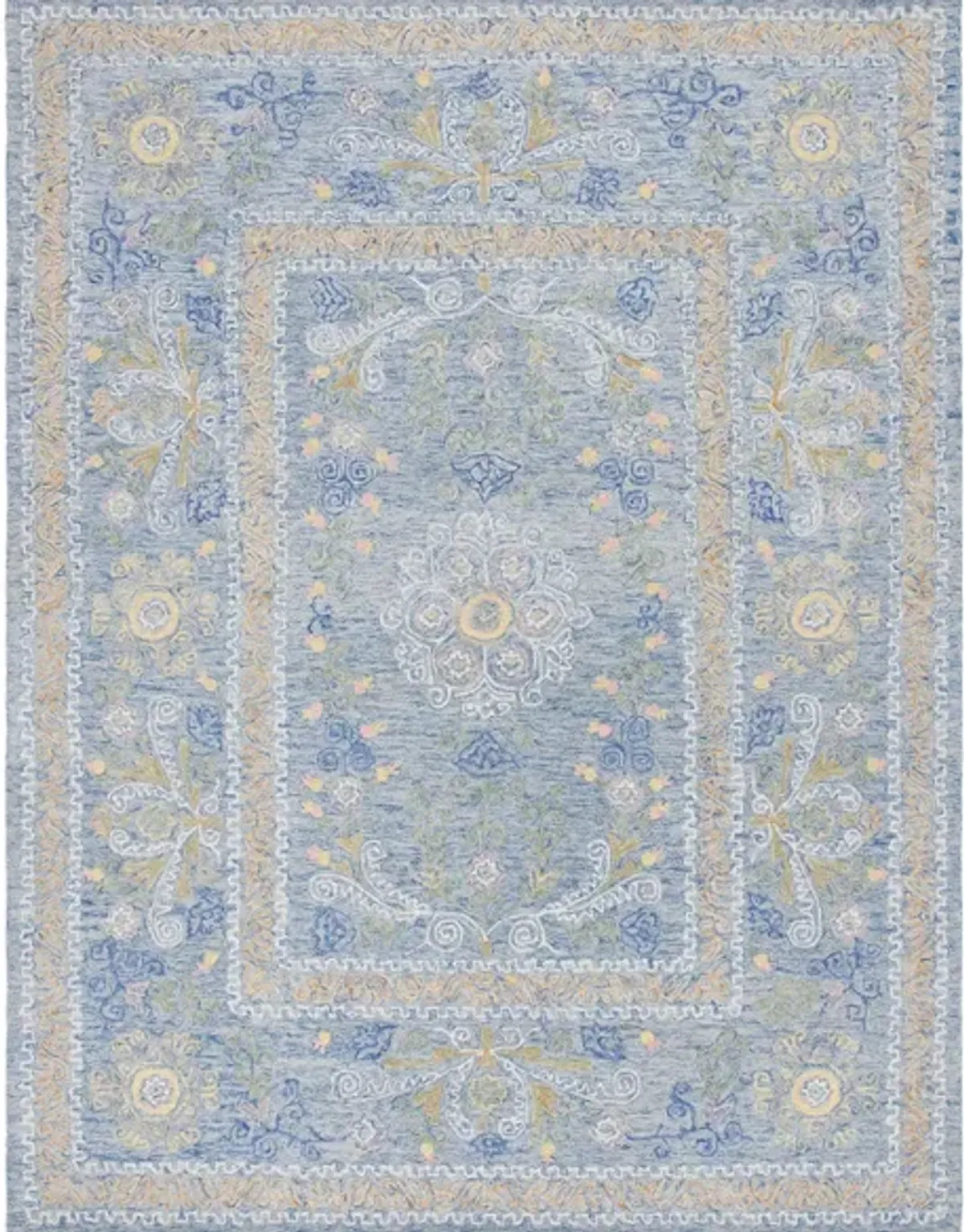 Shellville Area Rug in Blue & Green by Safavieh