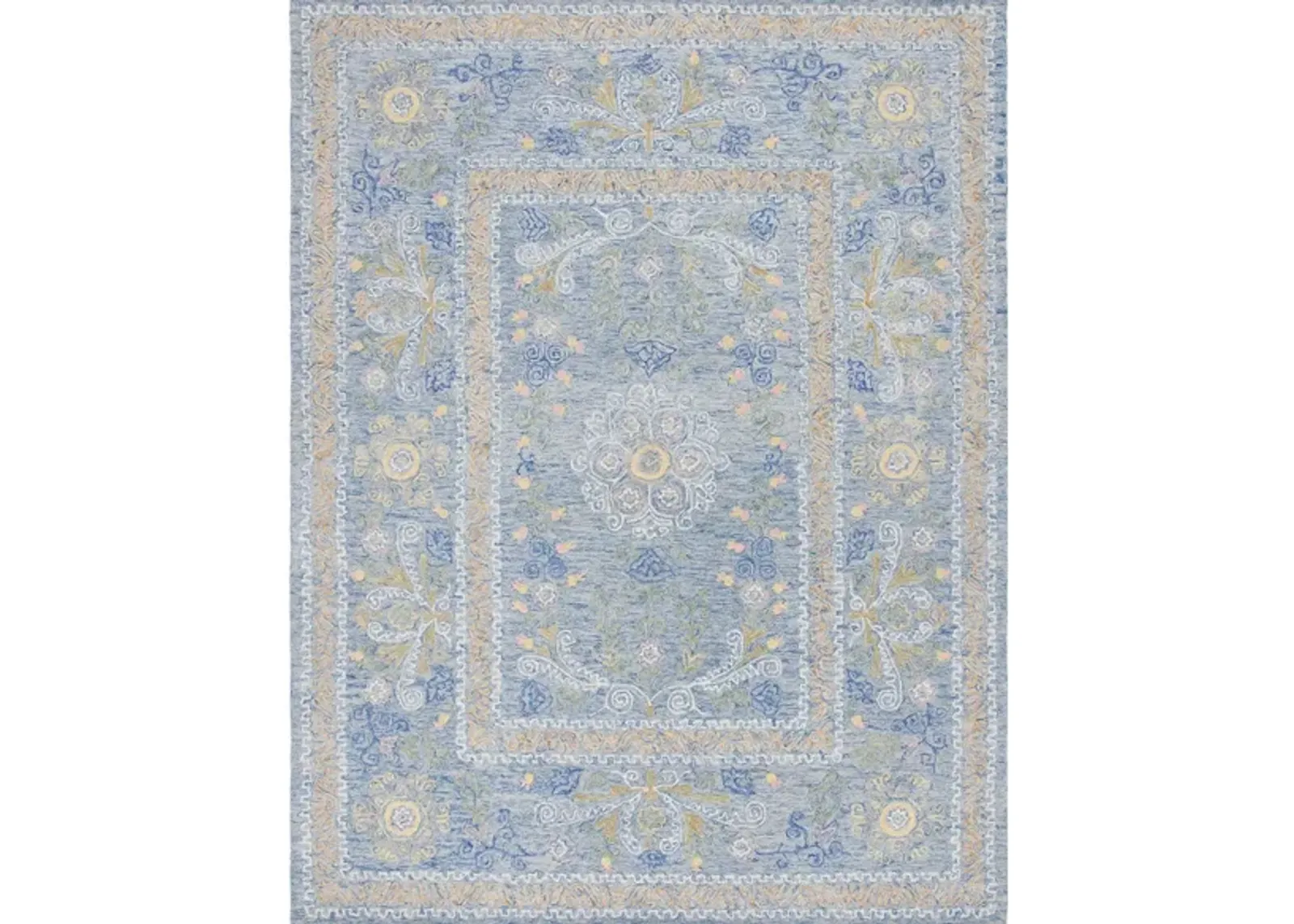 Shellville Area Rug in Blue & Green by Safavieh