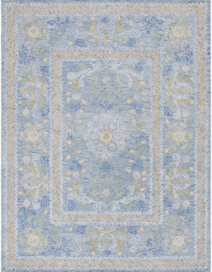 Shellville Area Rug in Blue & Green by Safavieh