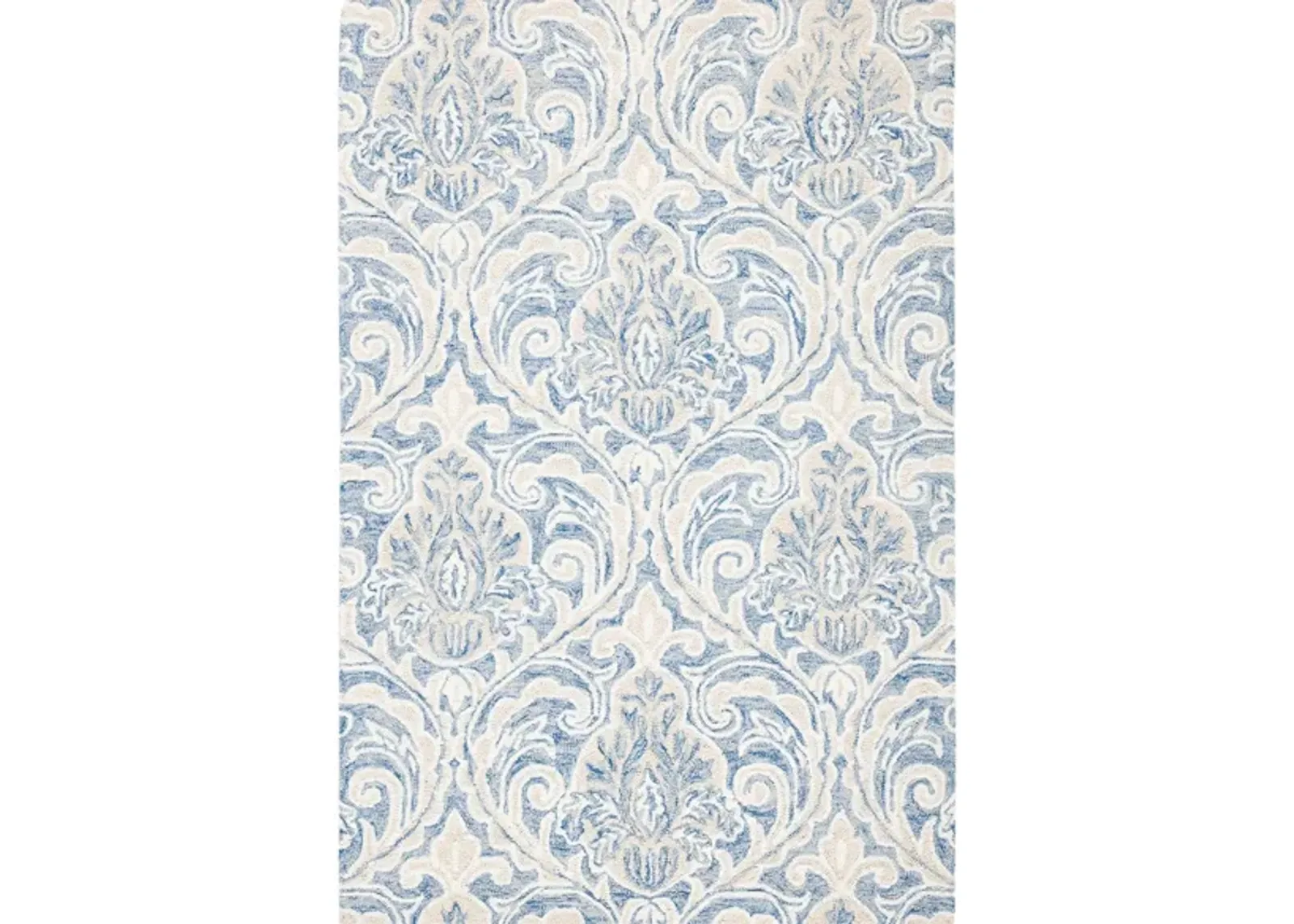 Van Gogh Area Rug in Blue & Cream by Safavieh