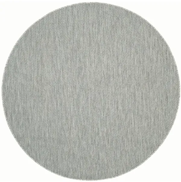 Courtyard Diamond Tile Indoor/Outdoor Area Rug Round