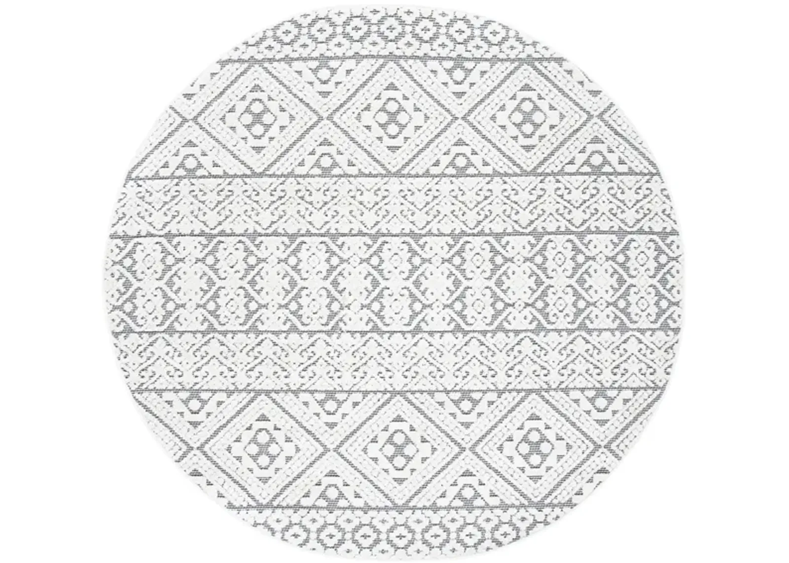 Cabana IV Area Rug in Ivory & Gray by Safavieh