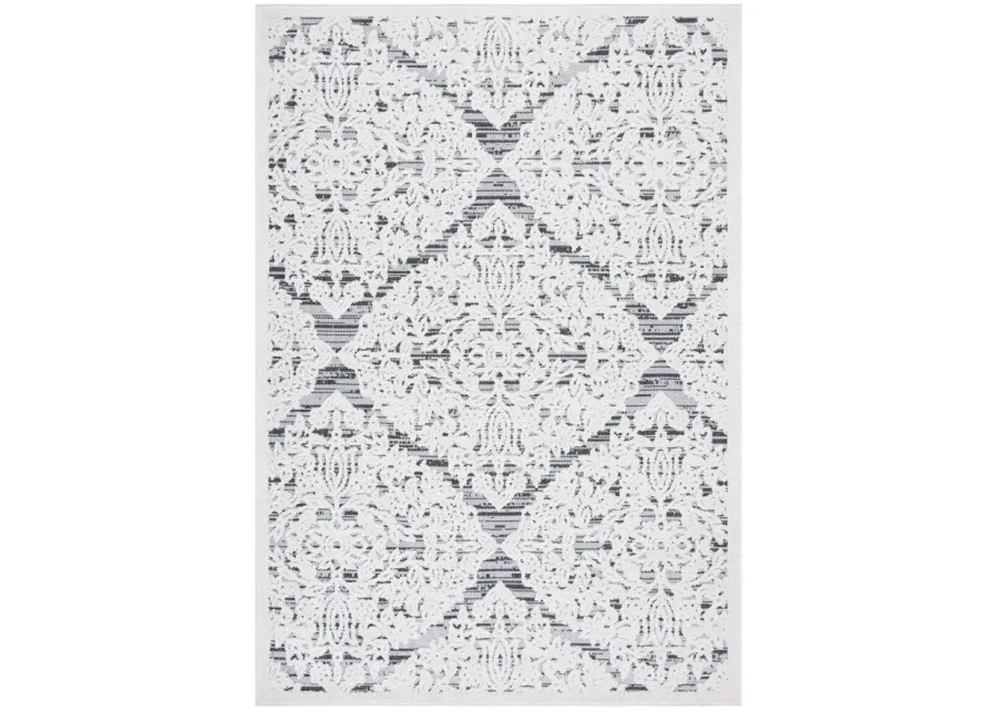 Cabana IV Area Rug in Ivory & Gray by Safavieh