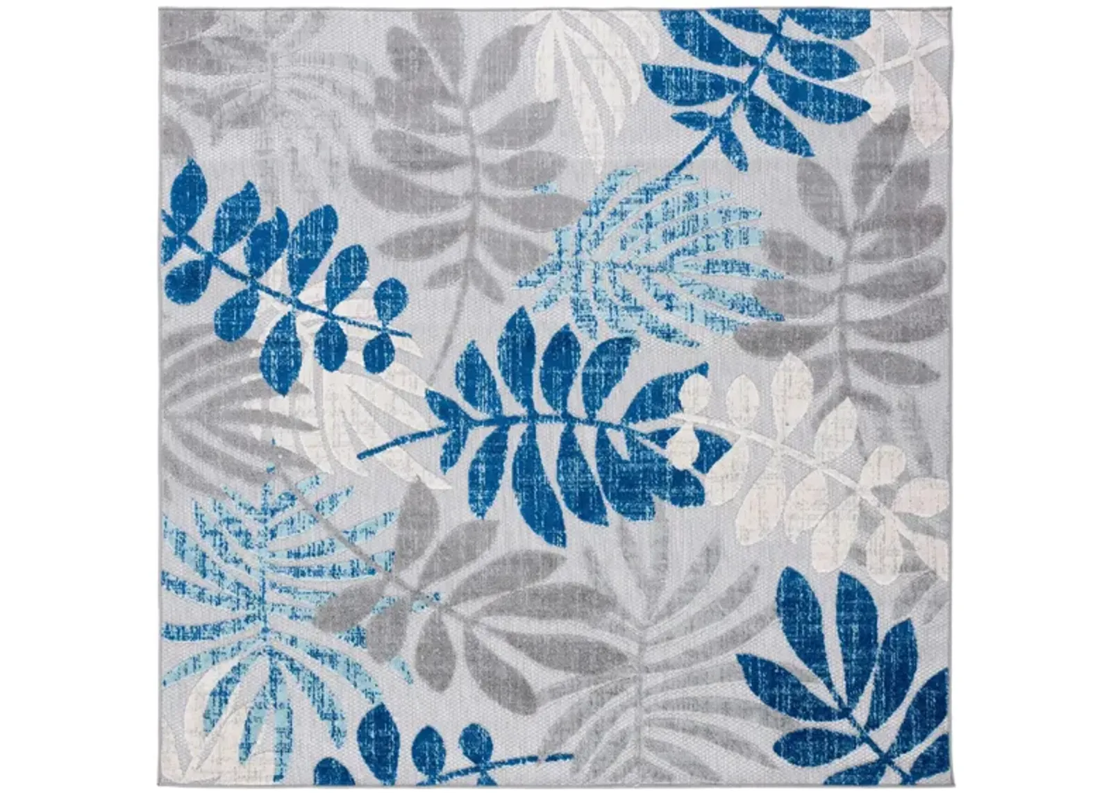 Cabana V Area Rug in Gray & Blue by Safavieh