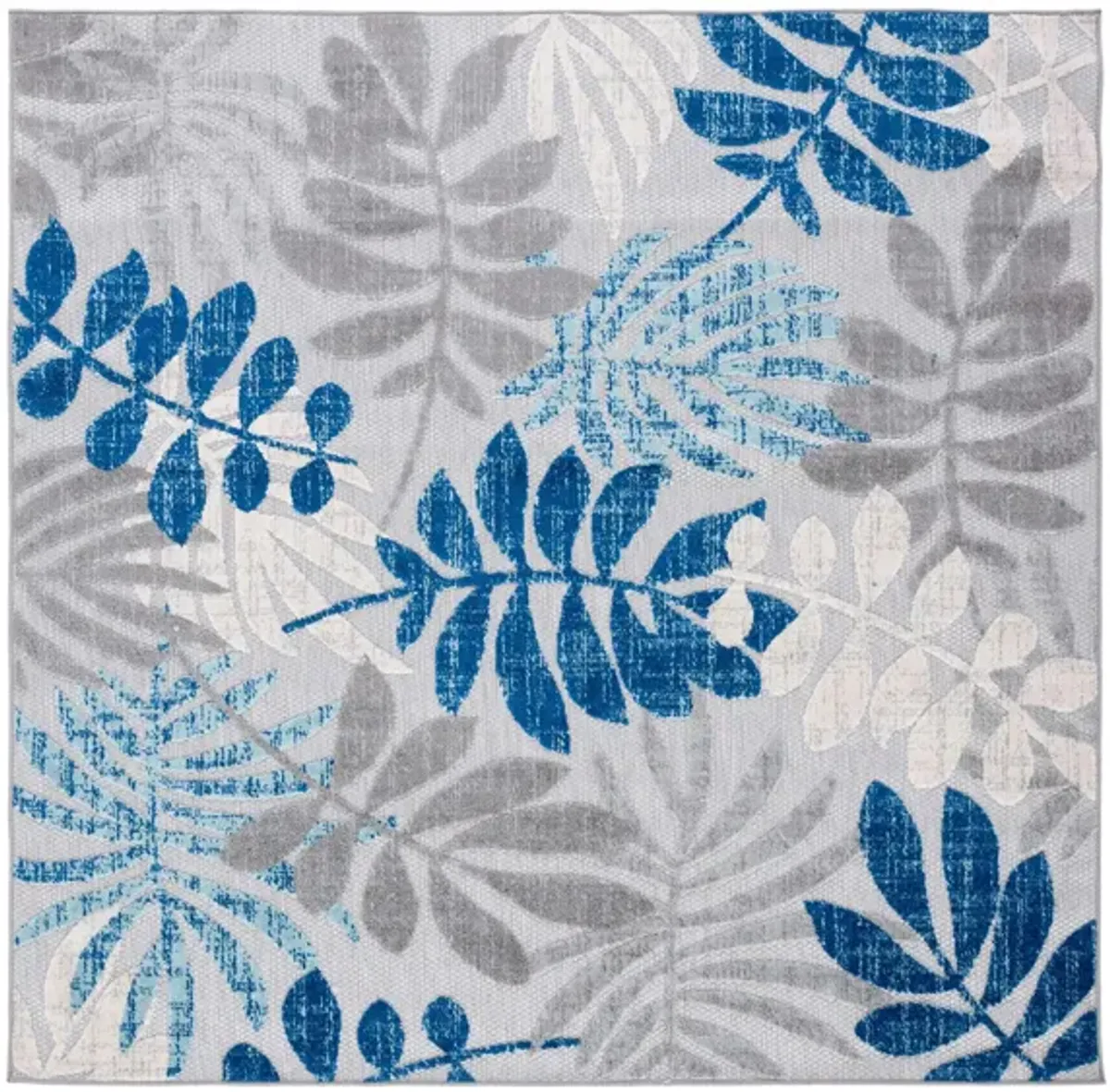 Cabana V Area Rug in Gray & Blue by Safavieh