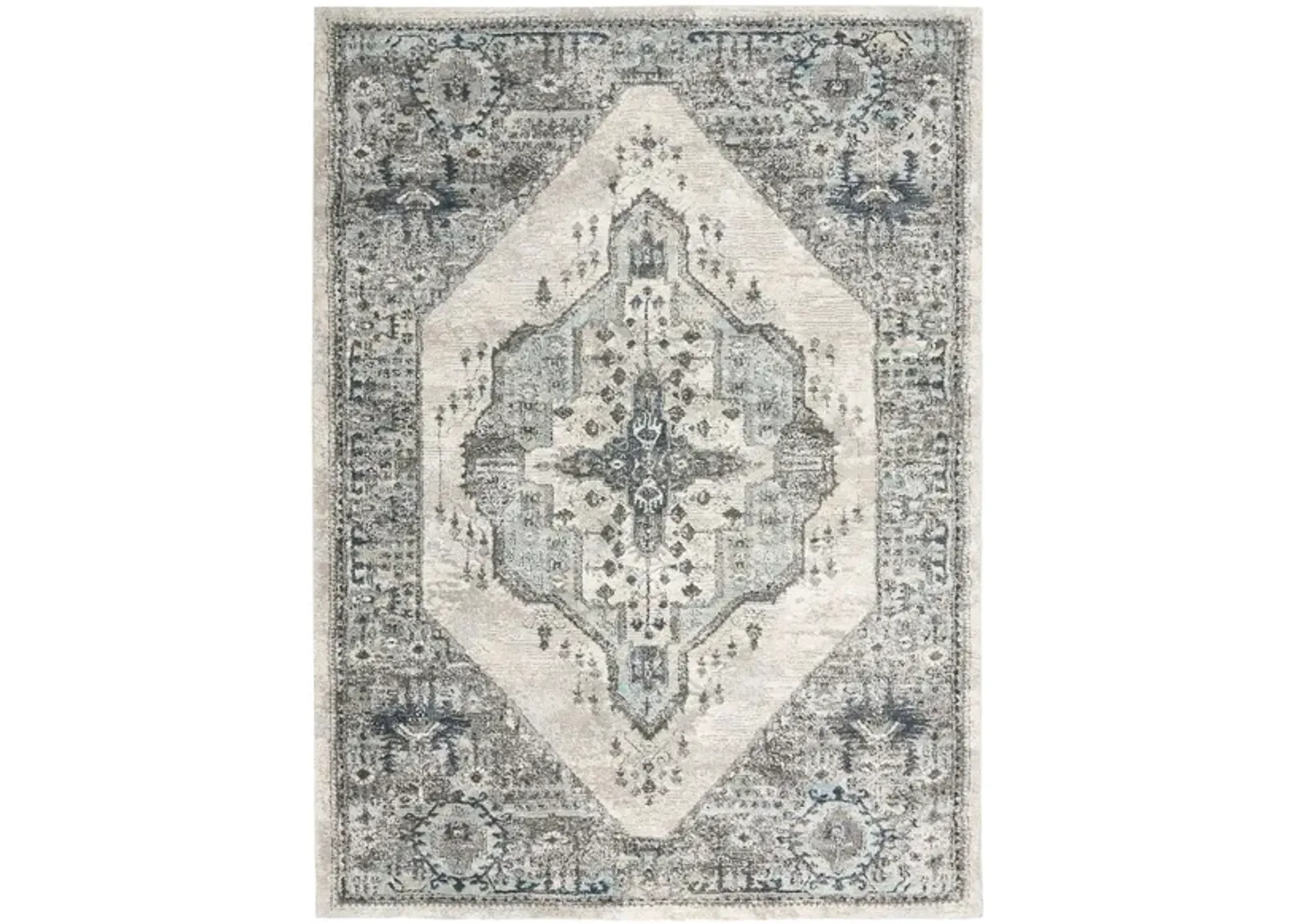 American Kathy Area Rug in Grey by Nourison