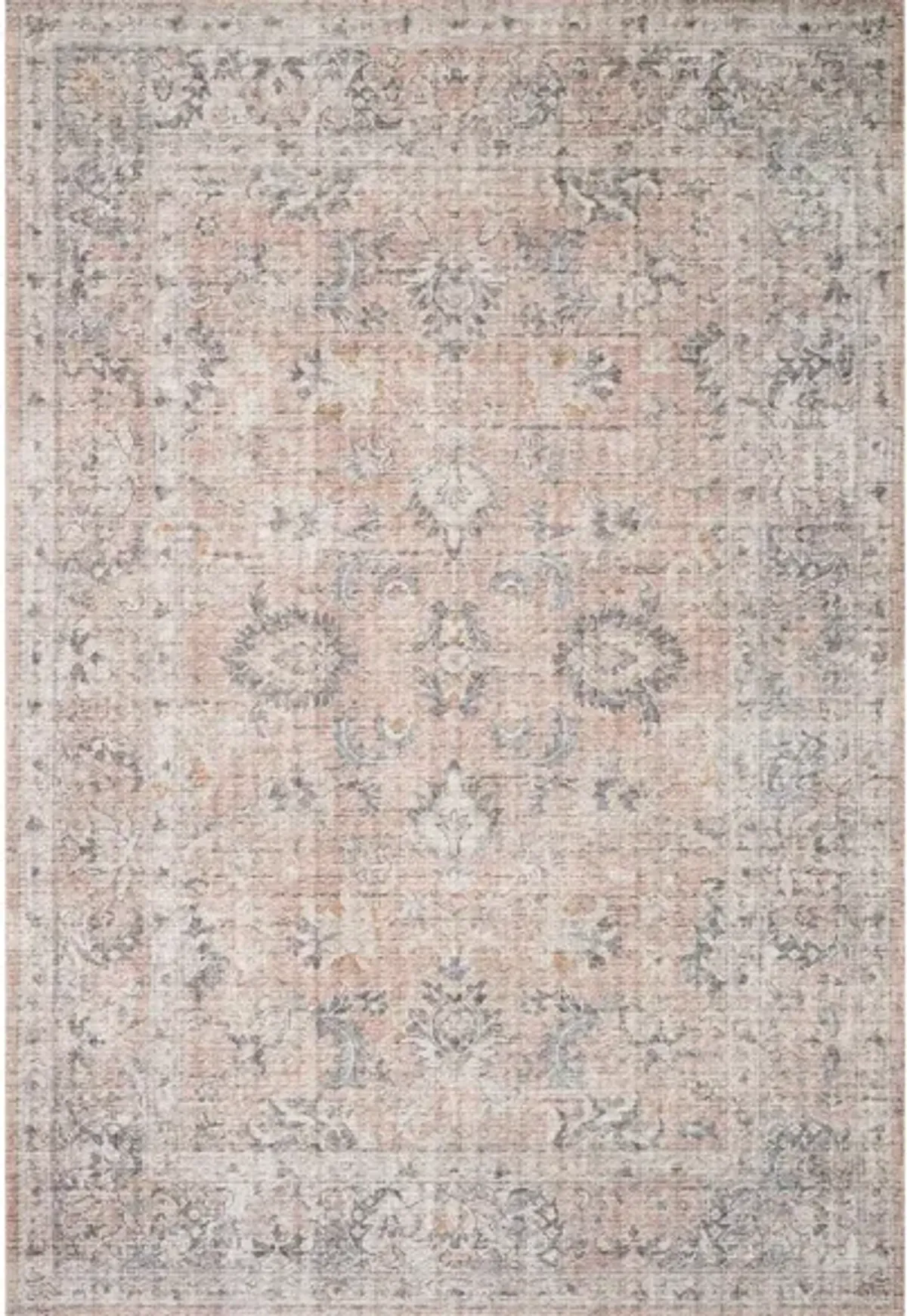 Skye Accent Rug in Blush/Grey by Loloi Rugs