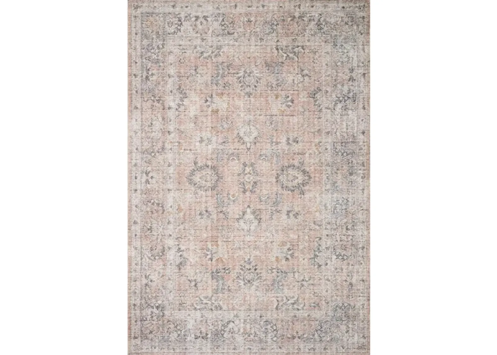 Skye Accent Rug in Blush/Grey by Loloi Rugs