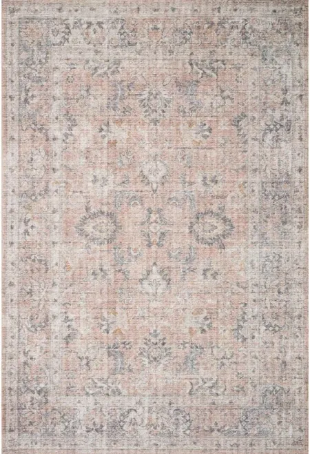Skye Accent Rug in Blush/Grey by Loloi Rugs