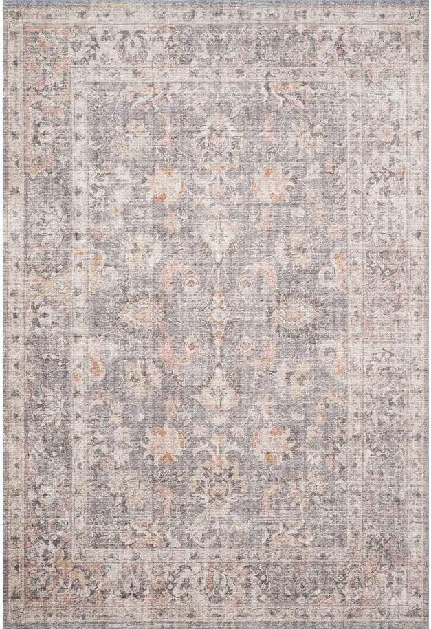 Skye Accent Rug in Grey/Apricot by Loloi Rugs
