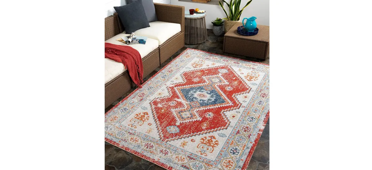 Huntington Beach Bohemian Indoor/Outdoor Area Rug