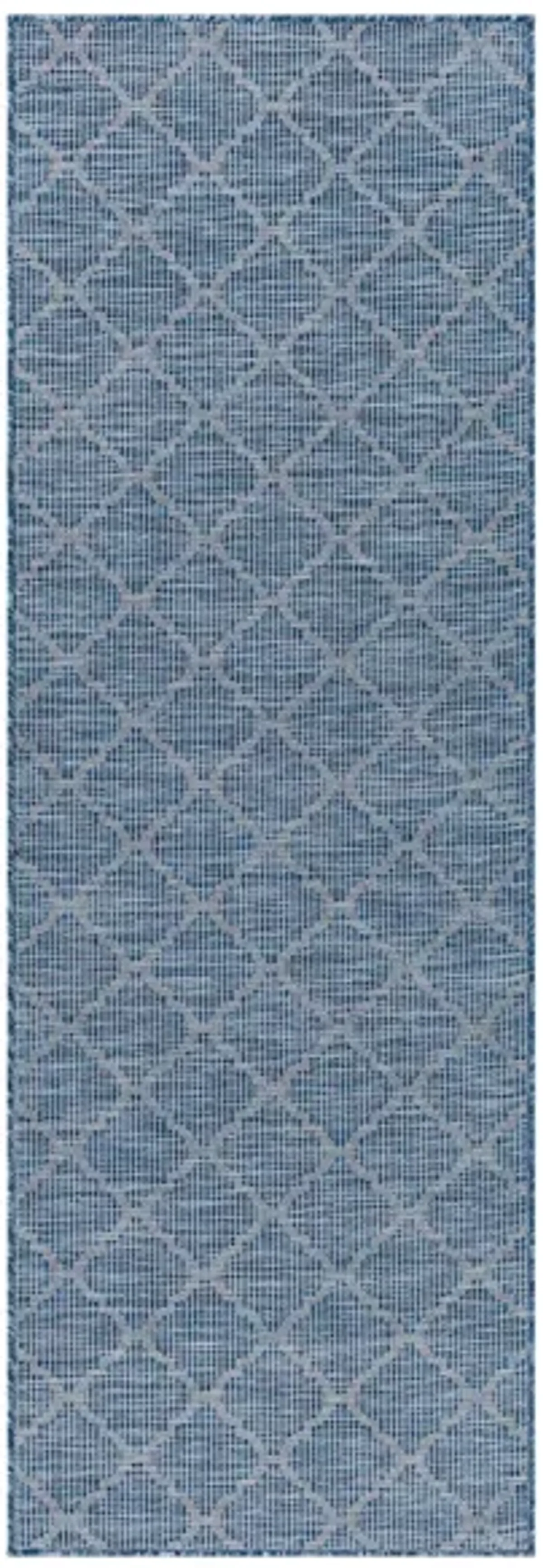 Pasadena Sage Indoor/Outdoor Runner Rug in Blue by Surya