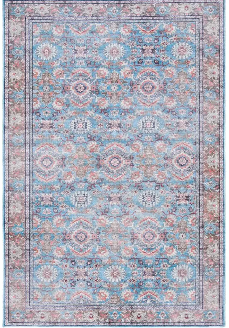 Serapi Area Rug in Rust & Blue by Safavieh