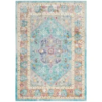 Aria Area Rug in Blue / Creme by Safavieh