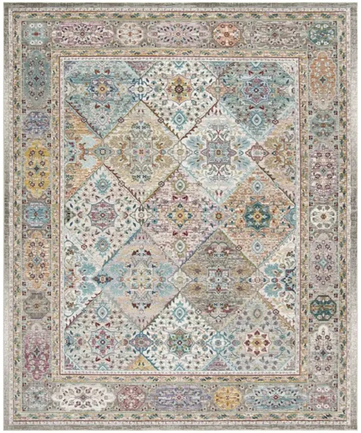 Adalyn Area Rug in Cream / Multi by Safavieh