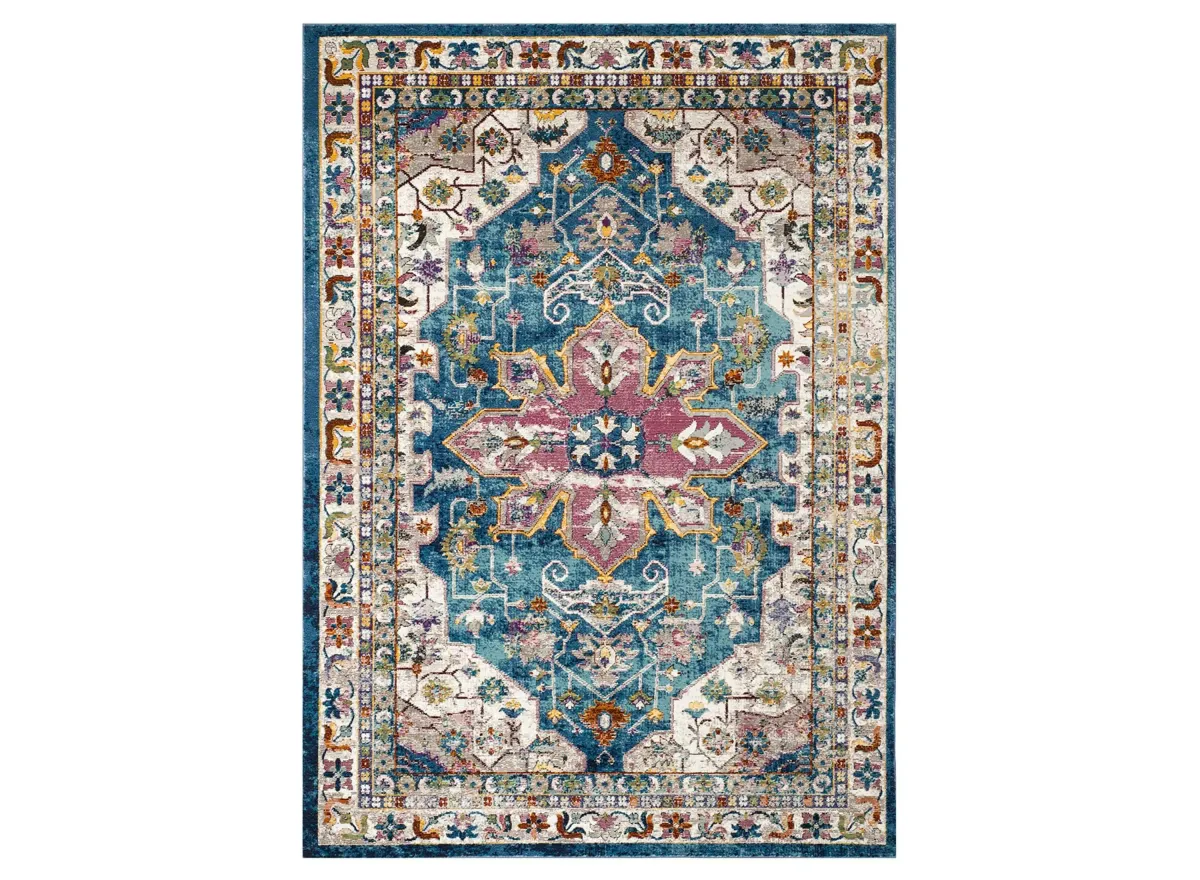 Aurelia Area Rug in Blue / Creme by Safavieh