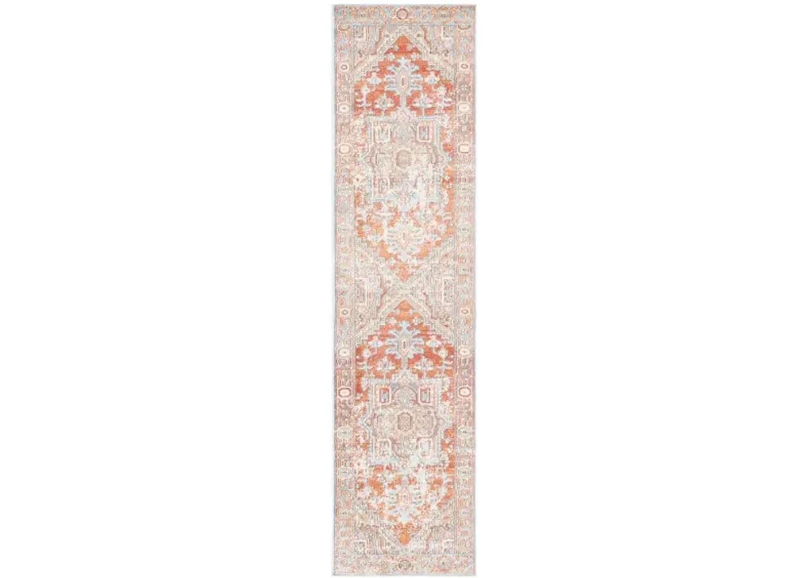 Aeson Area Rug in Rust / Taupe by Safavieh