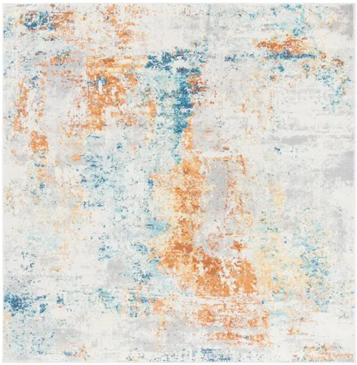 Agnella Area Rug in Ivory / Rust by Safavieh