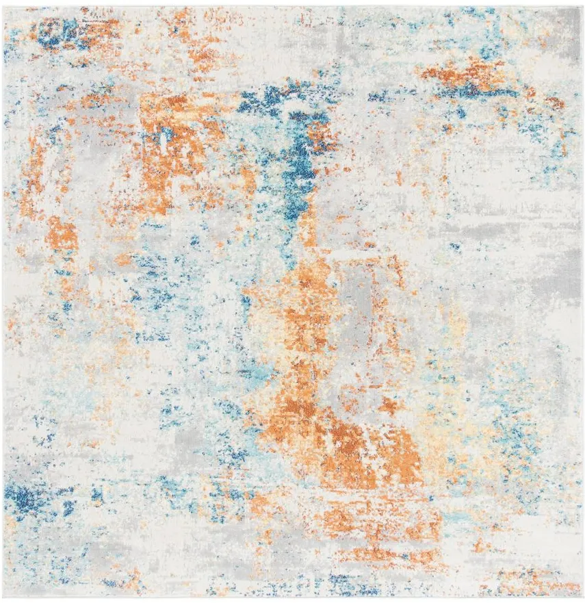 Agnella Area Rug in Ivory / Rust by Safavieh