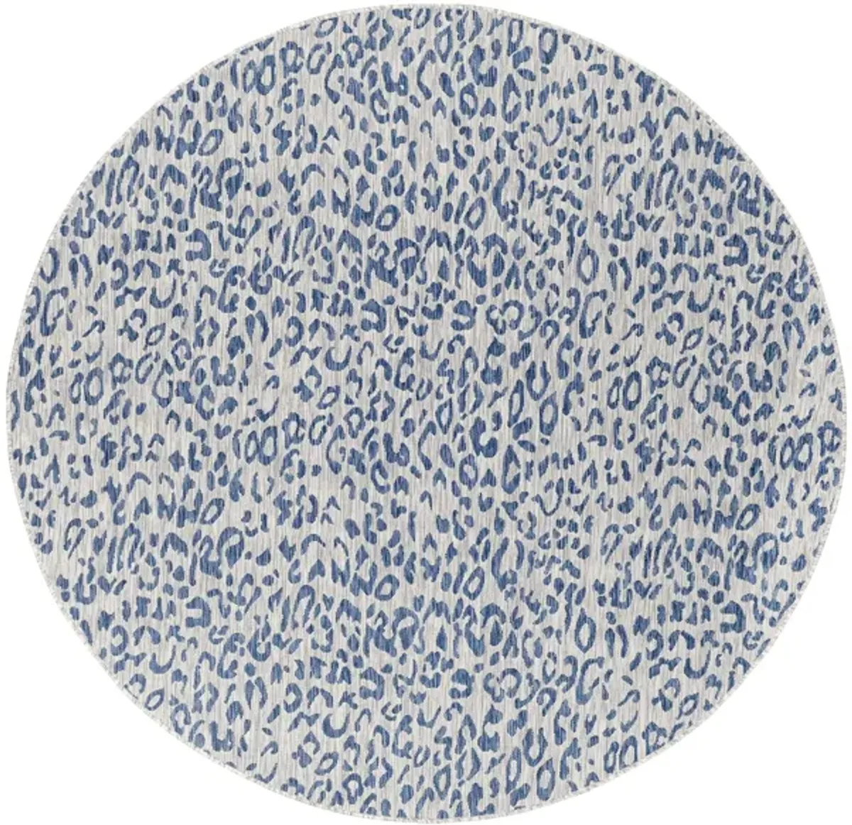 Eagean Area Rug in Bright Blue, Navy, Pale Blue, Ivory, Medium Gray by Surya