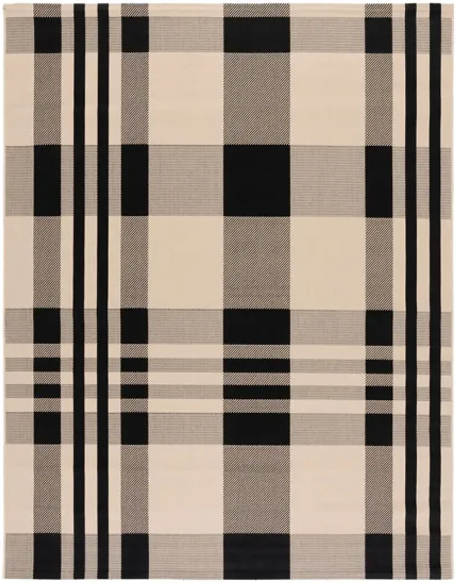 Courtyard Plaid Indoor/Outdoor Area Rug