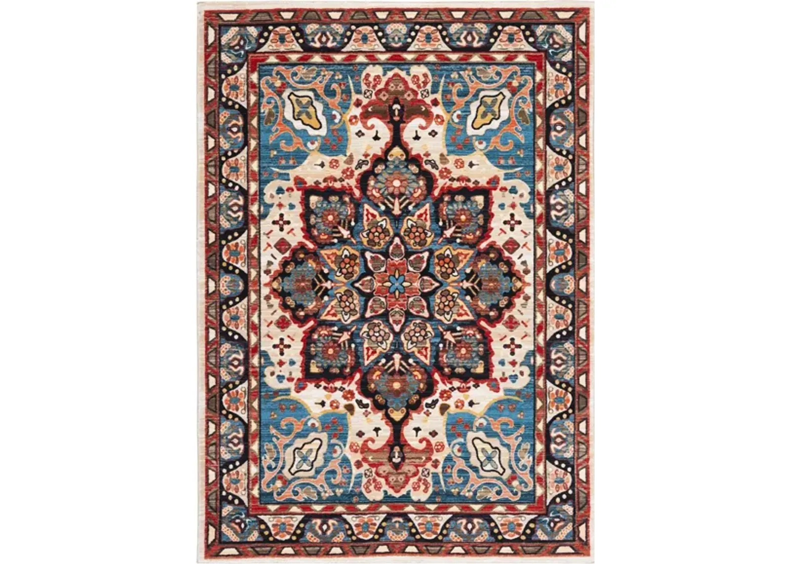 Ronka Area Rug in Blue/Beige by Safavieh