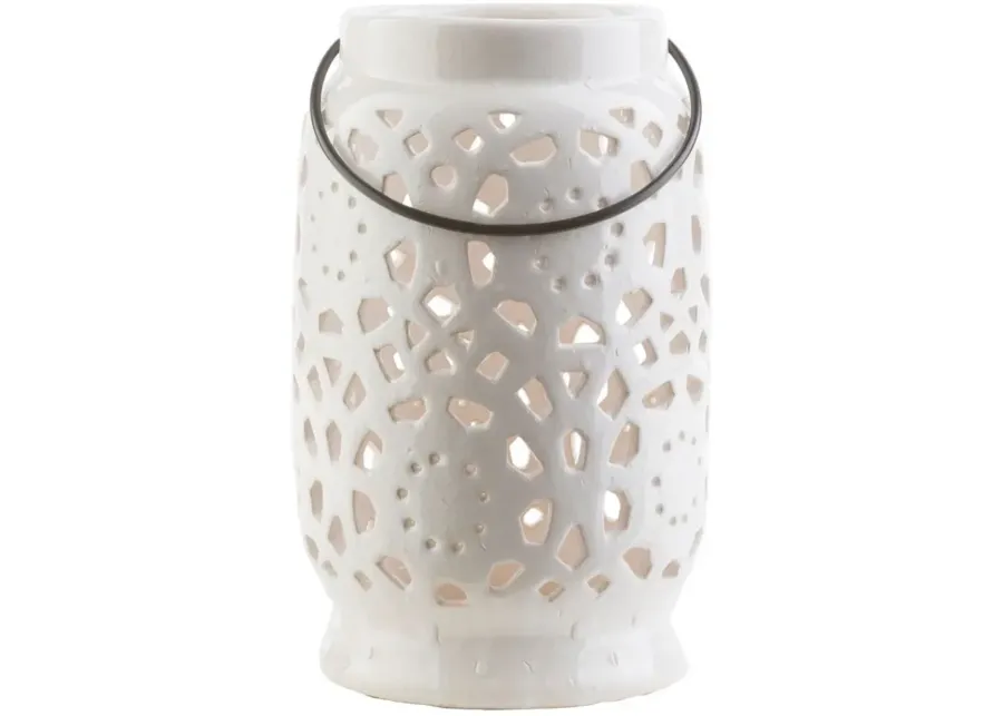 Atomoic Lantern in White by Surya