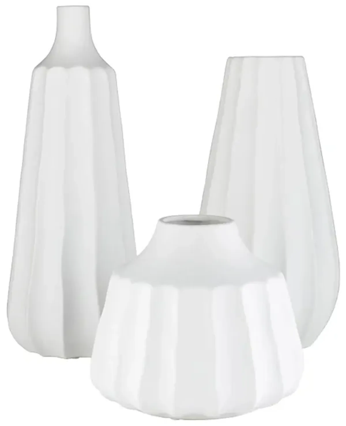 Santino Vase Set in White by Surya