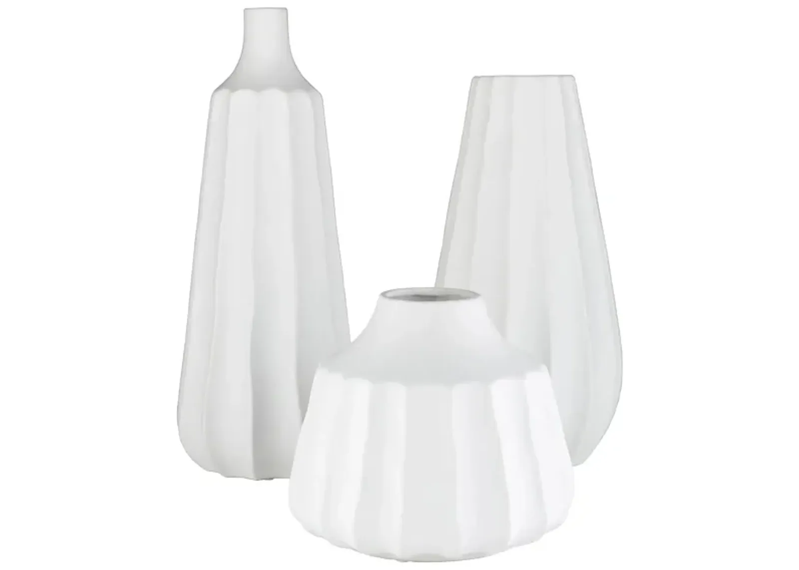 Santino Vase Set in White by Surya