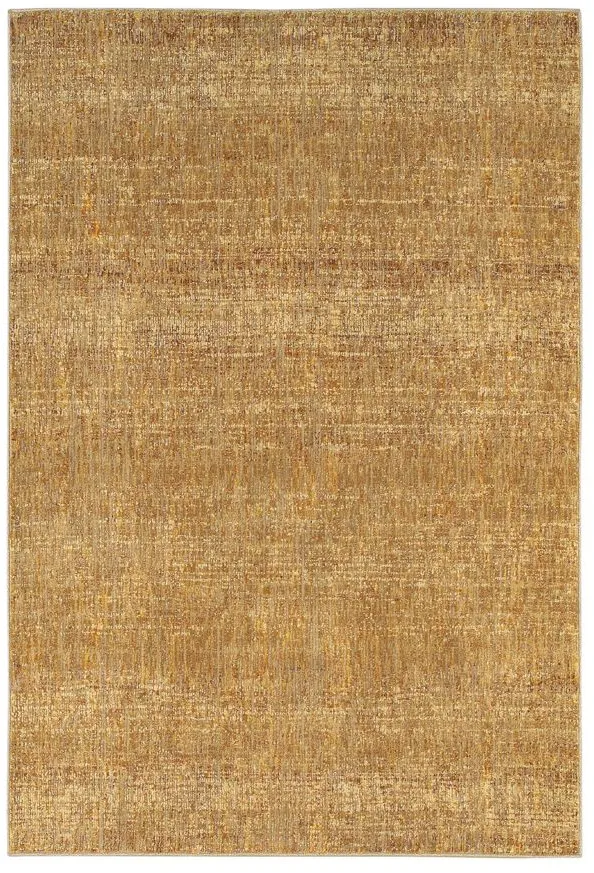 Reed Area Rug In Gold Yellow By Bellanest