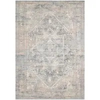 Lucia Runner Rug in Grey/Sunset by Loloi Rugs