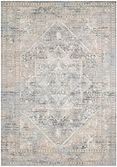 Lucia Area Rug in Grey/Sunset by Loloi Rugs