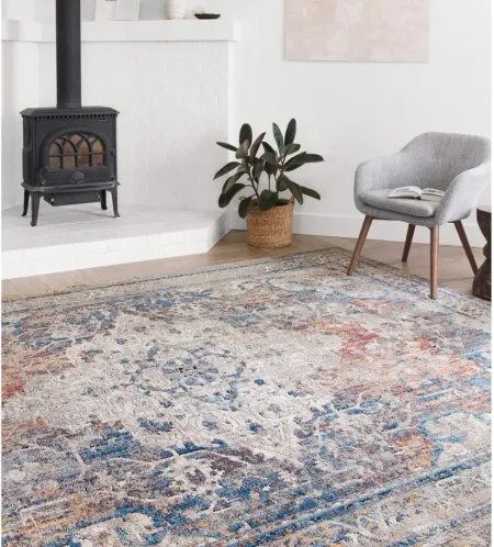 Dante Accent Rug in Multi/Stone by Loloi Rugs