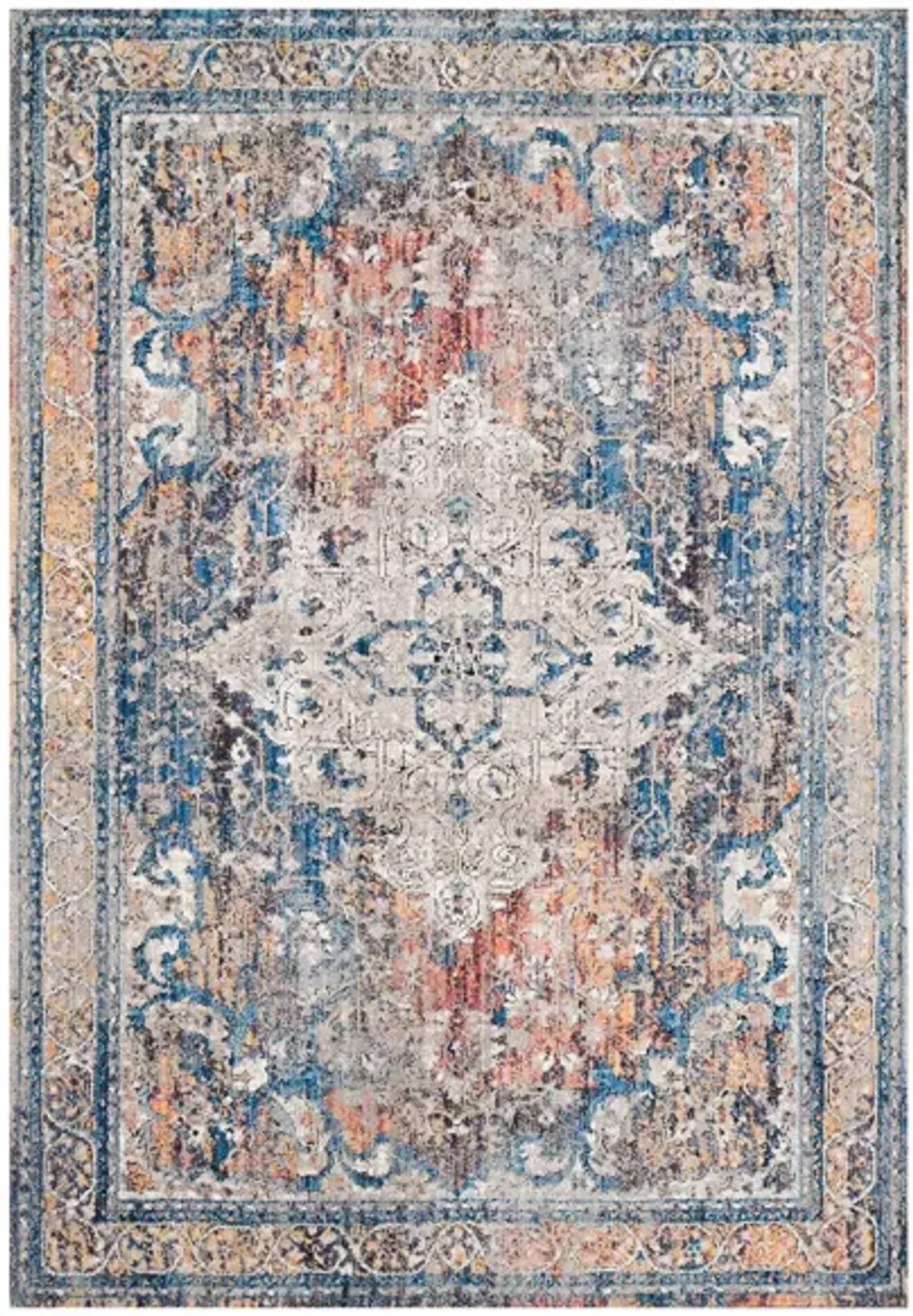 Dante Accent Rug in Multi/Stone by Loloi Rugs