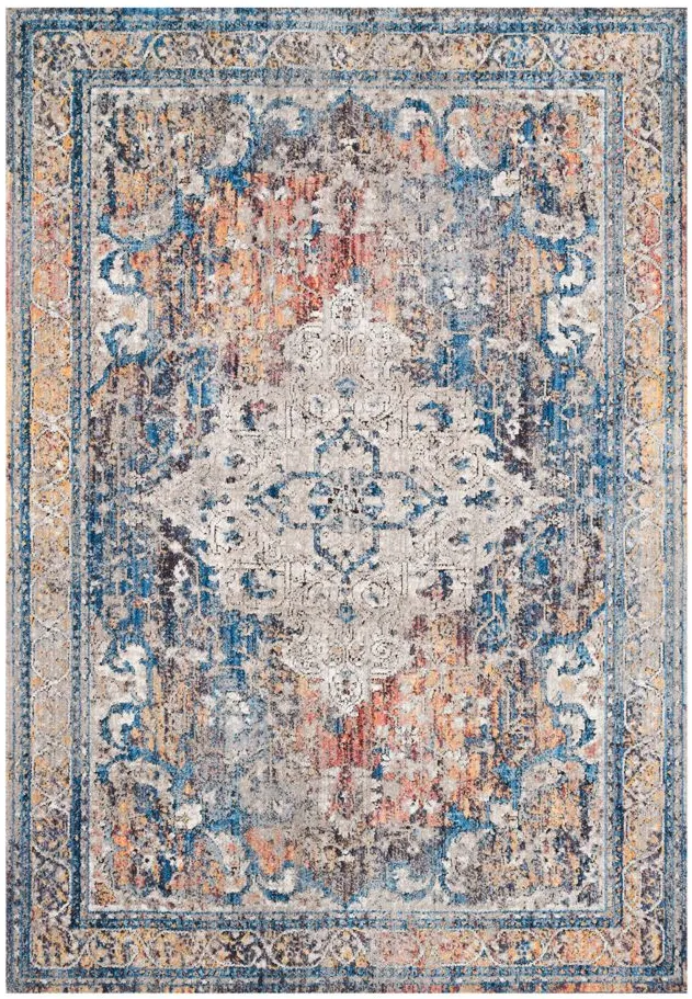Dante Accent Rug in Multi/Stone by Loloi Rugs