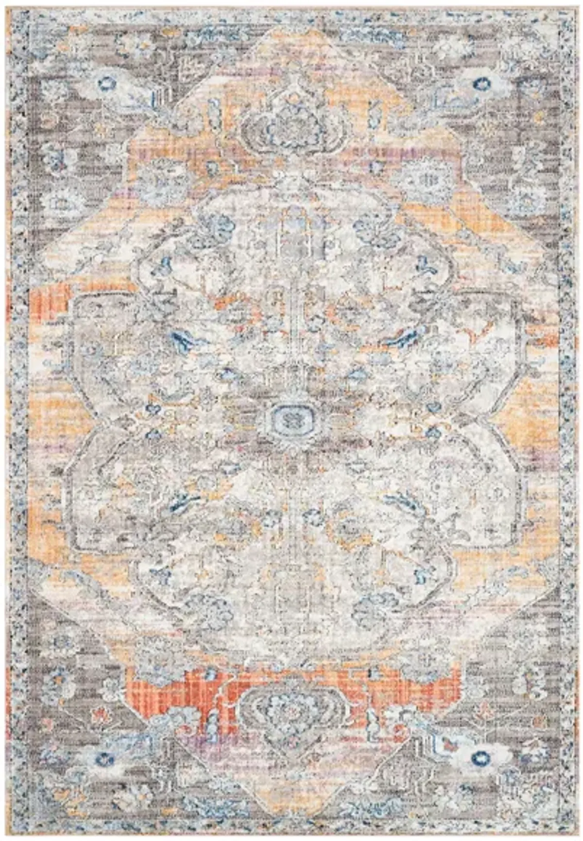 Dante Area Rug in Natural/Sunrise by Loloi Rugs