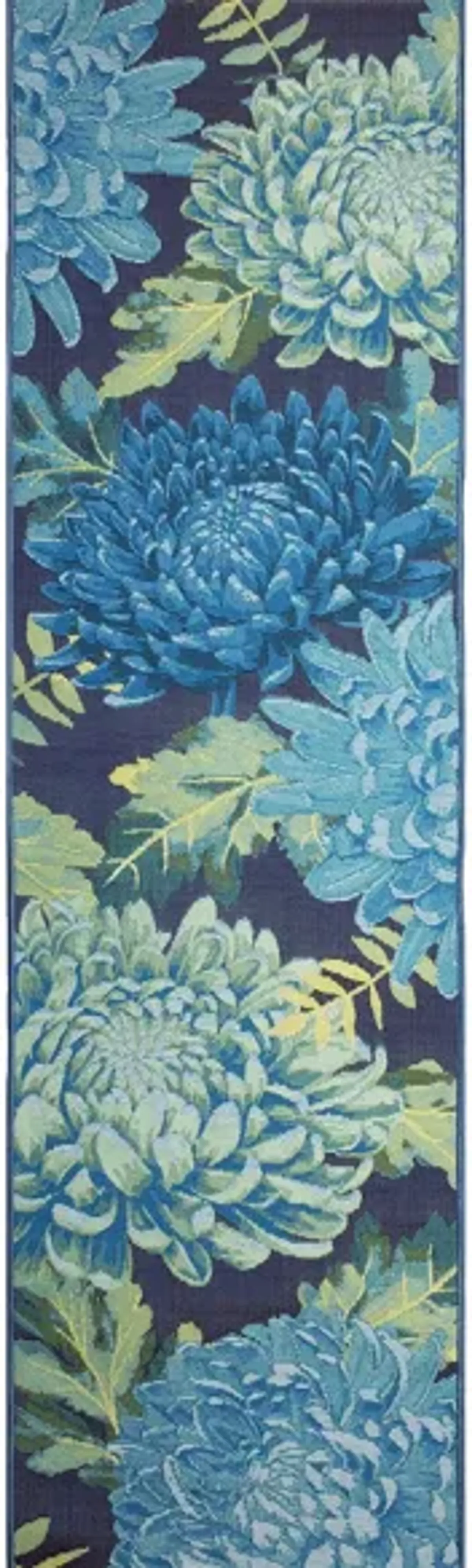 Marina Mum Indoor/Outdoor Rug in Blue by Trans-Ocean Import Co Inc