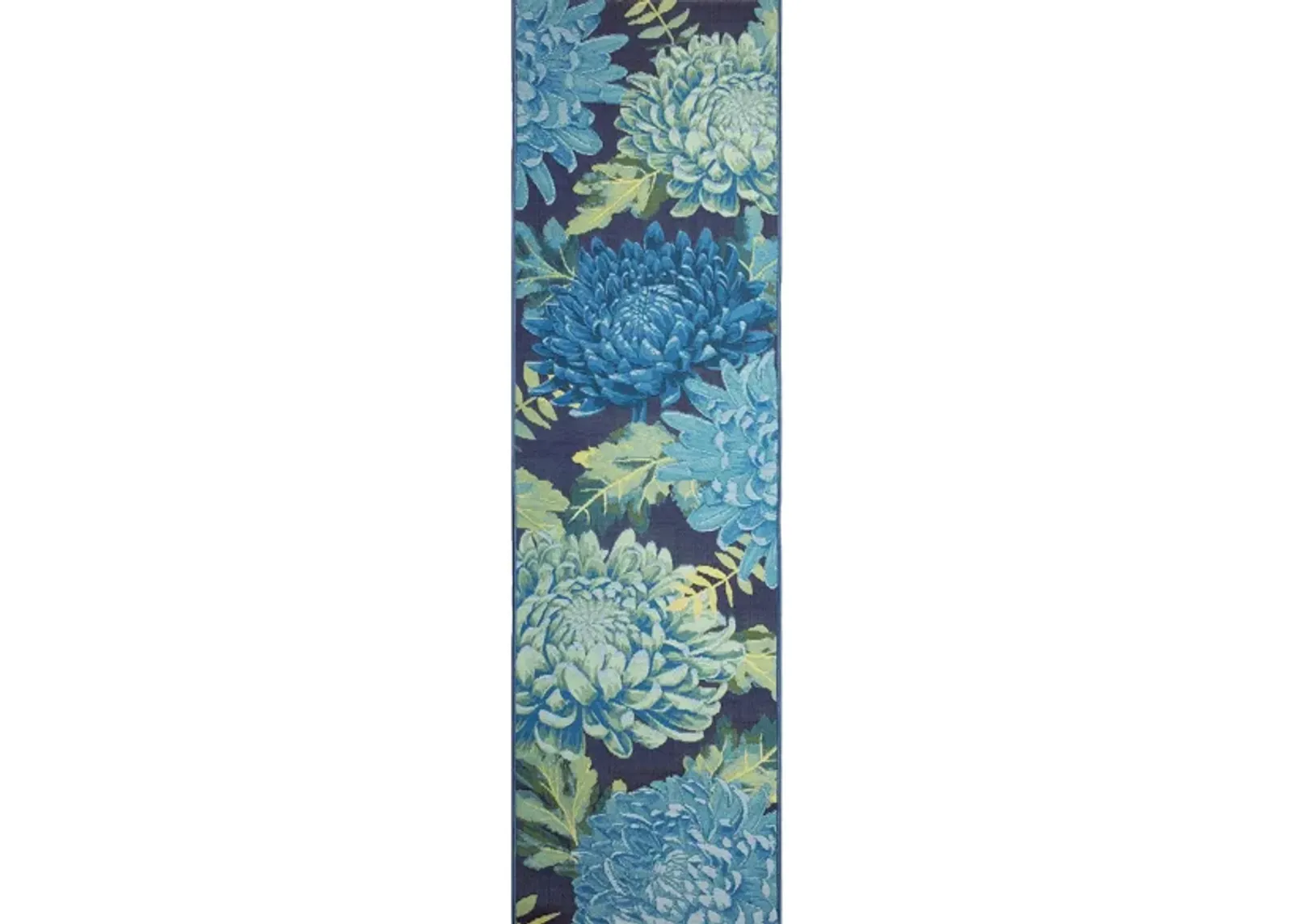 Marina Mum Indoor/Outdoor Rug in Blue by Trans-Ocean Import Co Inc