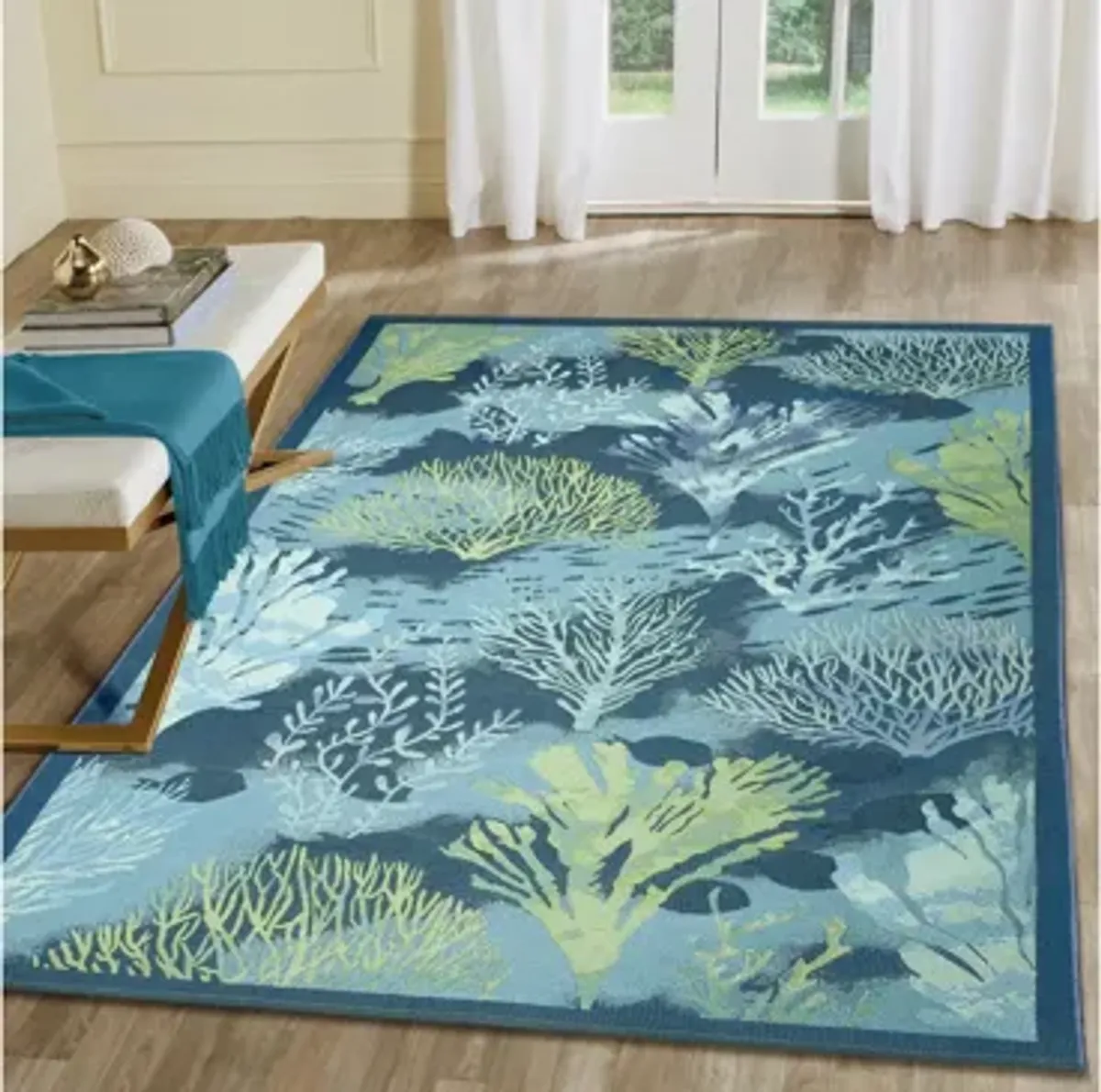 Marina Coral Garden Indoor/Outdoor Rug