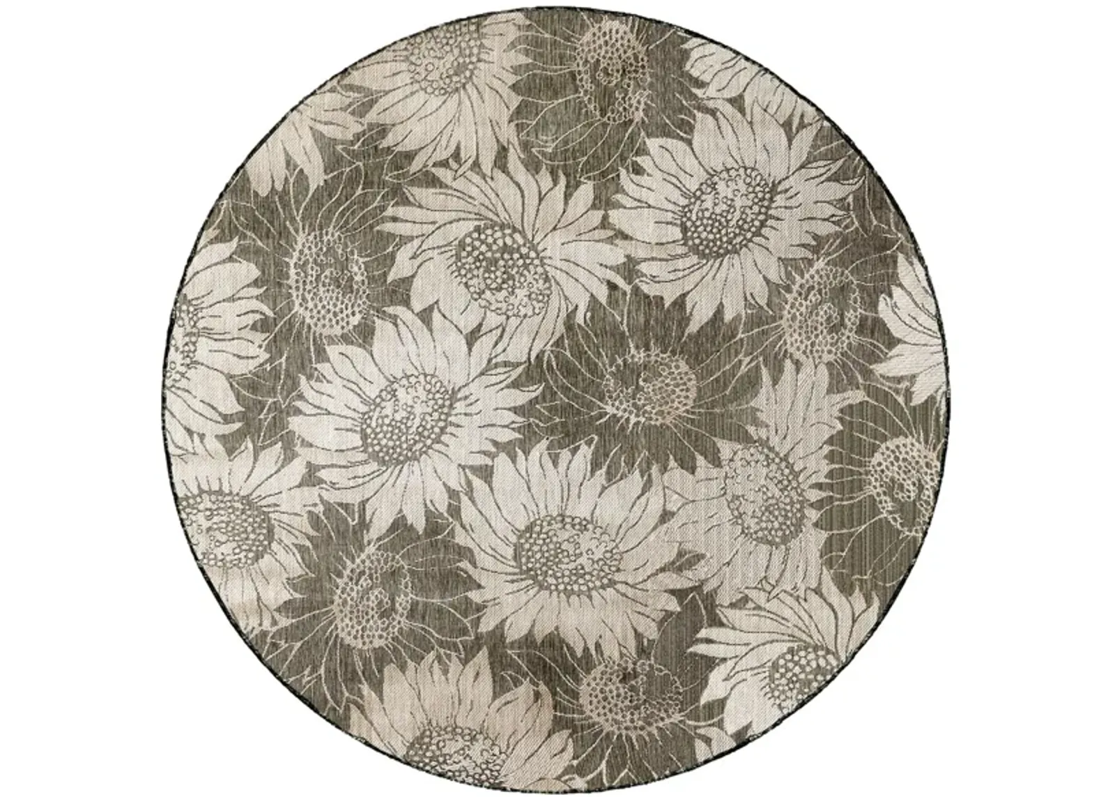 Carmel Sunflower Field Rug in Black by Trans-Ocean Import Co Inc