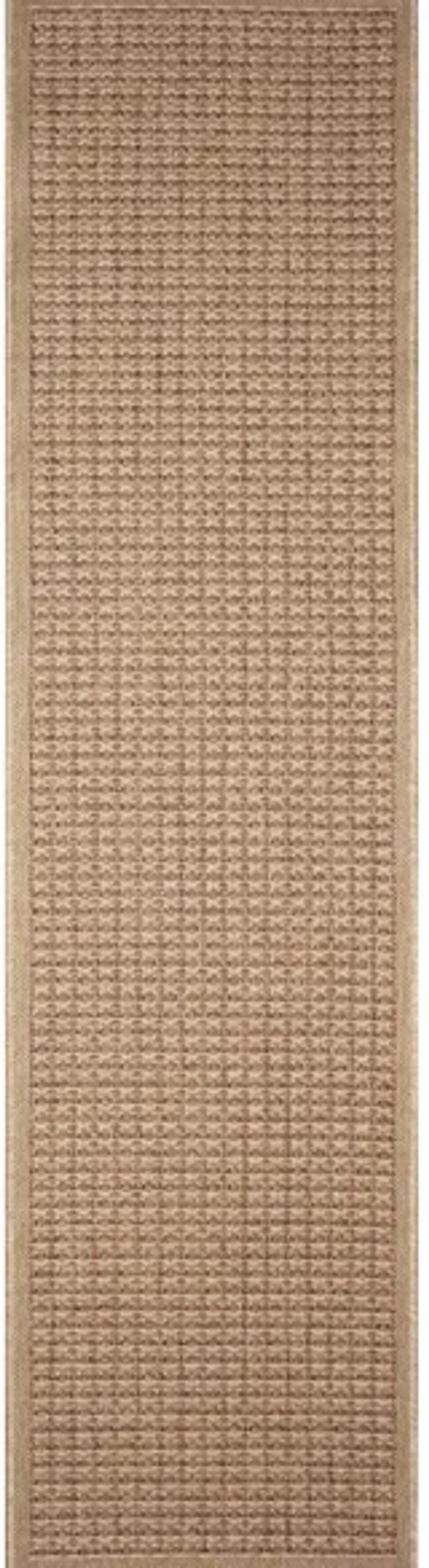 Monterey Basket Indoor/Outdoor Rug in Terracotta;Brown by Trans-Ocean Import Co Inc